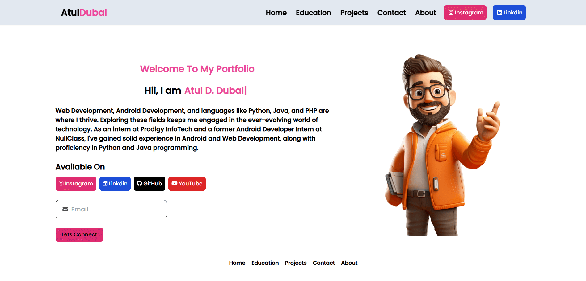 Personal Portfolio Website
